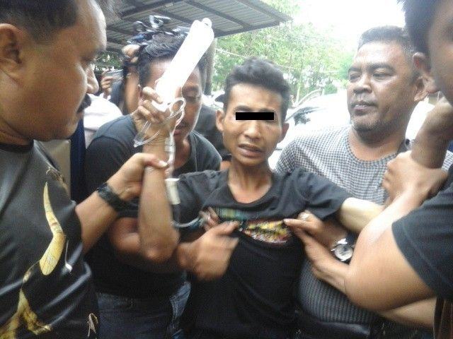 Polisi Dor Pelaku Pembunuhan Sekeluarga di Mabar