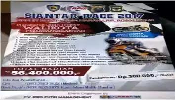 Road Race HUT Siantar Langgar MoU Soal Balapan, Hefriansyah Bungkam