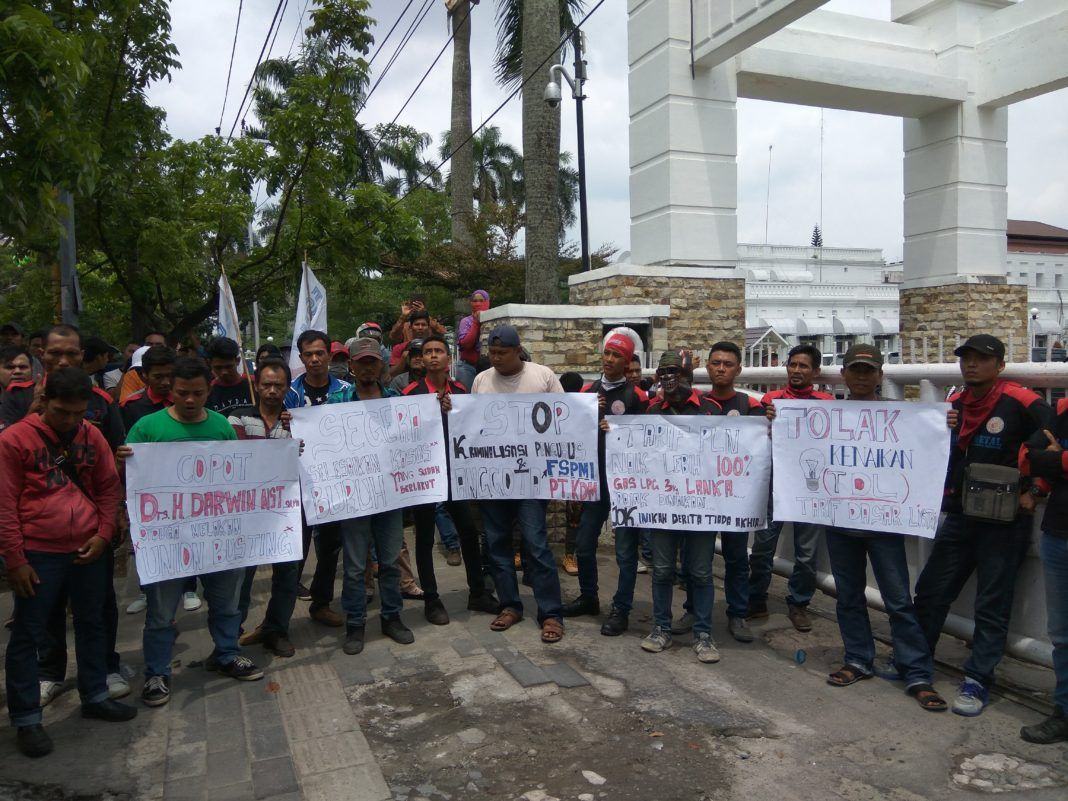 Demo Buruh Medan, FSPMI