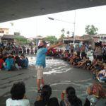 Demo Buruh Medan, Foto Panggung Konsolidasi Gerakan Mahasiswa Sumut (7)