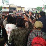 Demo Buruh Medan, Mahasiswa Hampir Ricuh di Simpang Pos