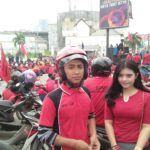 Demo Buruh Medan, Massa Aksi Cantik Undang Perhatian (2)