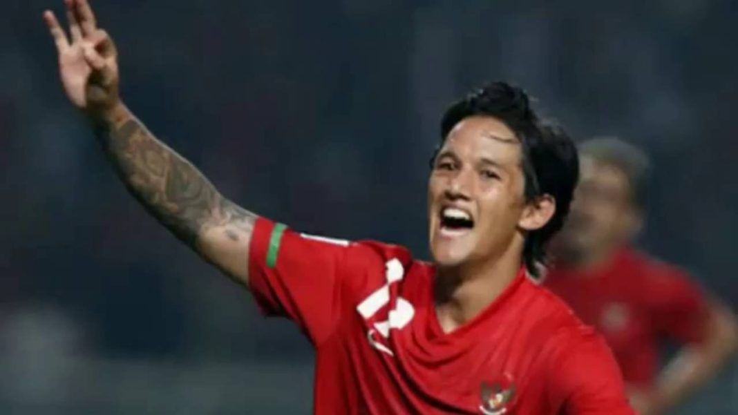 Foto: Irfan Bachdim bawa Timnas Indonesia unggul 1-0 atas Kamboja.