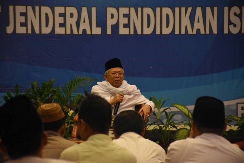 Foto: Ketua Umum Majelis Ulama Indonesia KH. Maruf Amin.