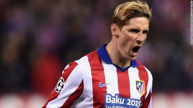 Foto: Striker Atletico Madrid Fernando Torres.