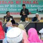 Halal Bihalal MUI , Tengku Erry Katakan Kekondusifan di Sumut Peranan Ulama