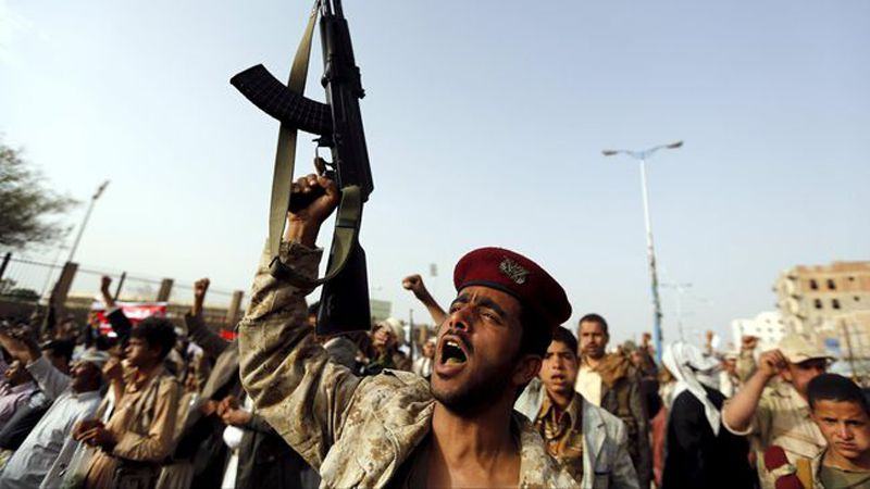 Ilustrasi militan Houthi di Yaman. (Reuters/Khaled Abdullah)
