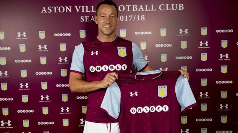John Terry diperkenalkan Aston Villa (Foto: Aston Villa)