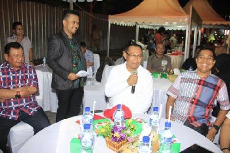 Foto: Wakil Walikota Medan Ir Akhyar Nasution pada kegiatan malam Panggung Seni Budaya Kota Medan di seputaran Jalan Pulau Penang, Medan.