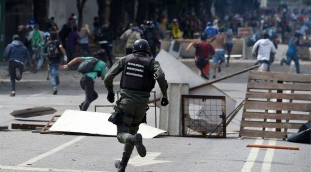 Protes Venezuela. (AFP)