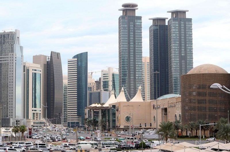 Pemandangan umum Kota Doha, Qatar. (Foto: AFP/STR)