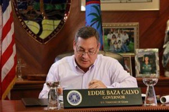 ubernur Guam Eddie Calvo. (Foto: Office of the Governor of Guam)