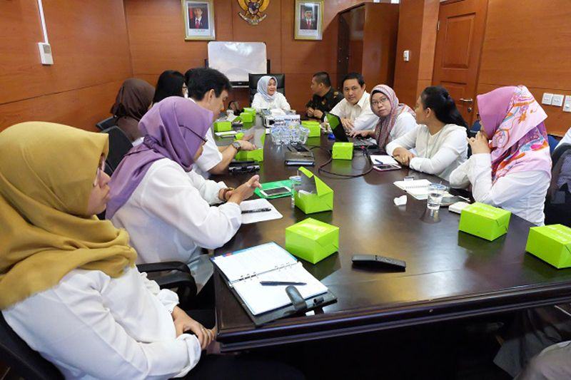 Foto: Rapat koordinasi dengan Bea Cukai Bandara Soekarno-Hatta di Kantor Kementerian PANRB, Senin (25/9).