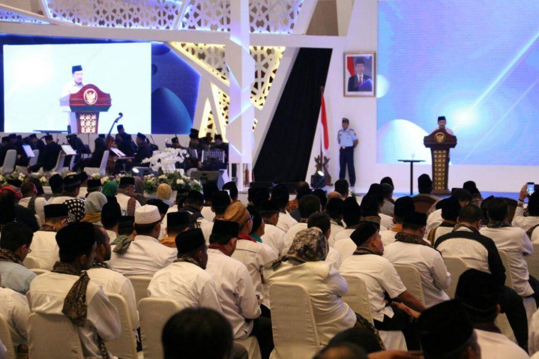 Foto: Wapres memberikan sambutan pada acara ISEF 2017 di Surabaya, Kamis (9/11).