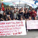 Demo Hardiknas, KANPMI Bangun Tenda Perjuangan Sampai Menang