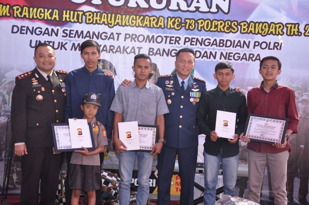 HUT Bhayangkara di Banjar, Polwan Cilik Jadi Pemenang Lomba