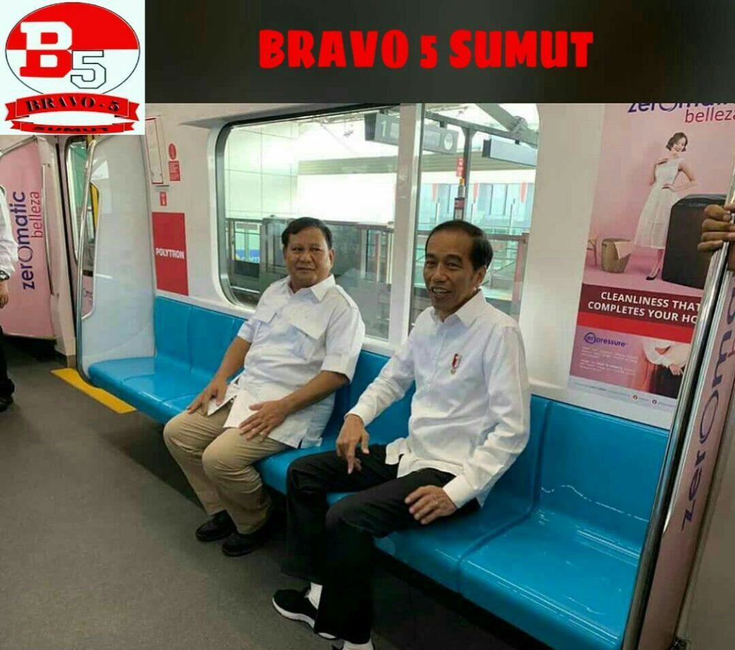 Pertemuan Jokowi-Prabowo, Bravo 5 Sumut Menyatakan Pilpres Telah Usai!!!