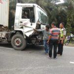 Kecelakaan di Aek Nabara, Istri Supir Pickup Tak Sadarkan Diri 