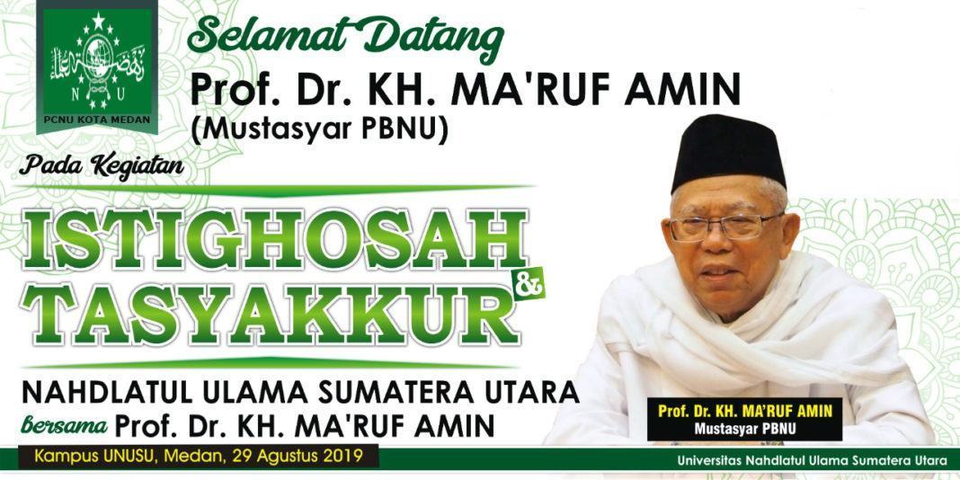 KH Ma'ruf Amin, Menyapa Nahdliyin di Medan - Sumut