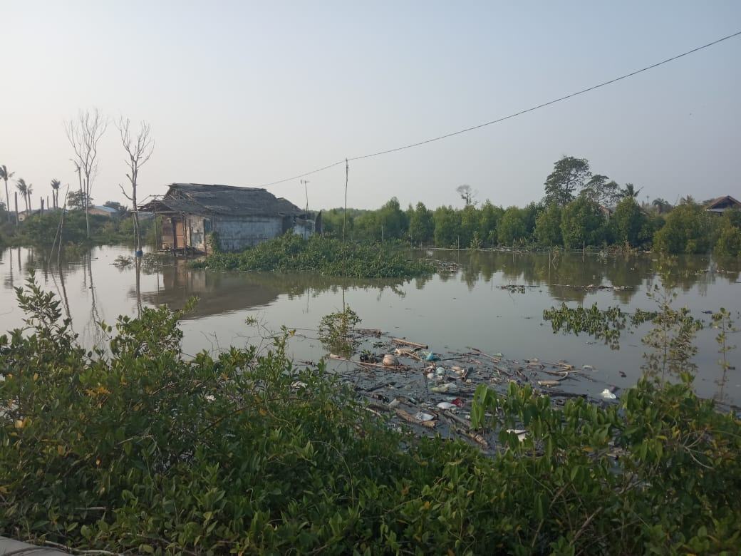 Warga Pangkalan Dodek Pusing, Akibat Sipembuka Lahan, Air Sungai Masuk Pemukiman