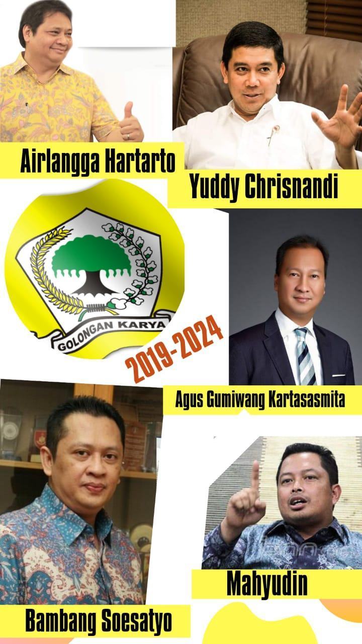5 Nama Calon Kuat Kandidat Ketua Umum Partai Golkar Periode 2019- 2024