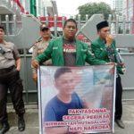 Demo Kemenkumham Sumut, HIMMAH Minta Copot Kalapas Sibolga