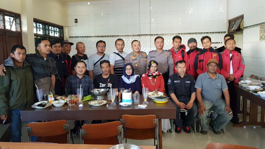 Kapolres Banjar, Silaturahmi dengan Jurnalis