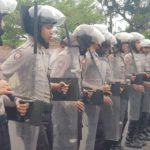 Dalmas Polres Banjar, Tingkatkan Pelatihan Jelang Pilkades