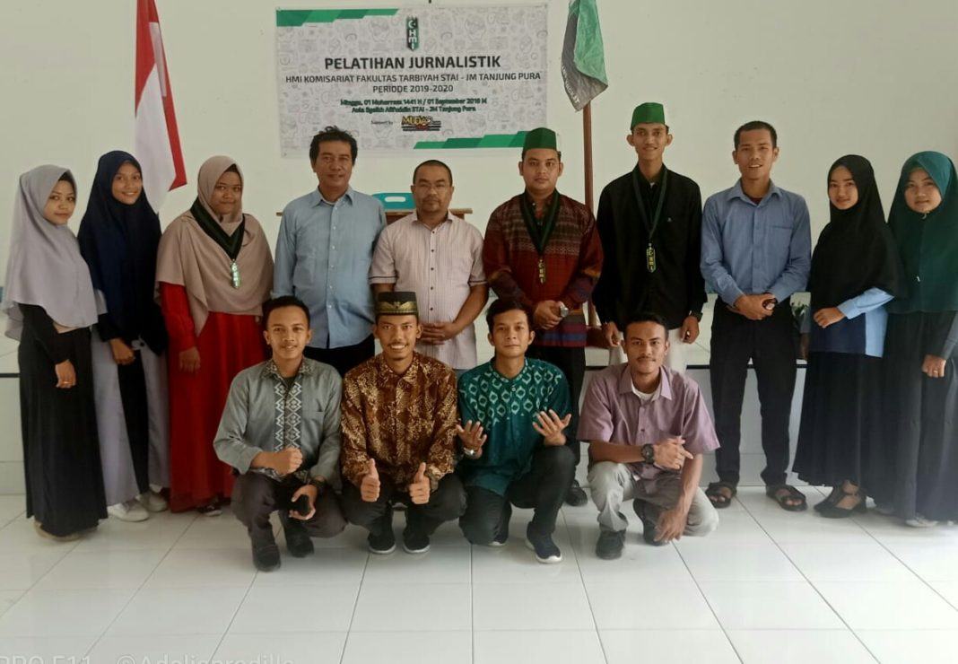 Muda News, Lakukan Pelatihan Jurnalistik kepada Anggota HMI STAI JM Tanjung Pura