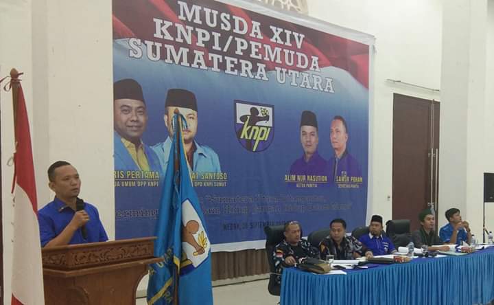 Samsir Pohan, Terpilih Secara Aklamasi Menjadi Ketua KNPI Sumut