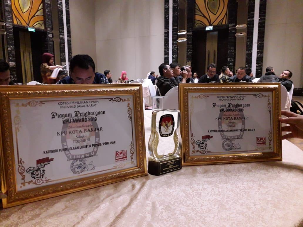 KPU Kota Banjar, Raih 2 Penghargaan