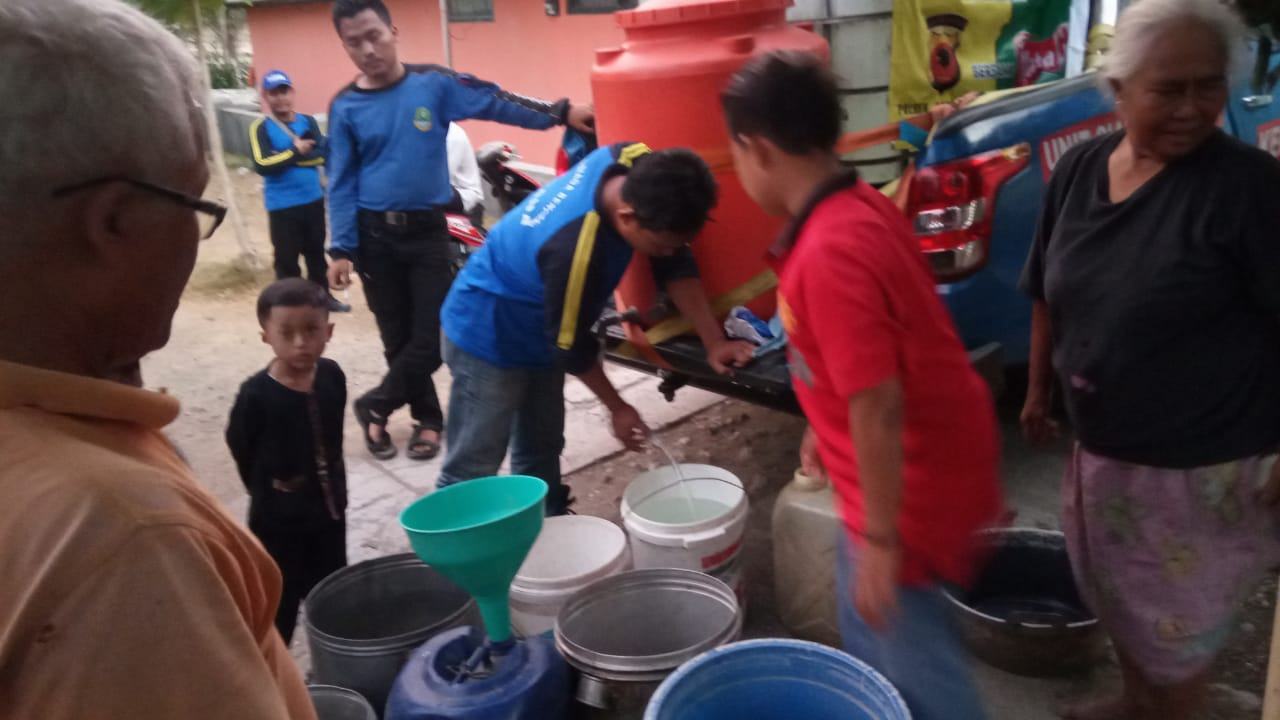 Bencana Kekeringan Ciamis, Tagana Ciamis Distribusikan Air Bersih