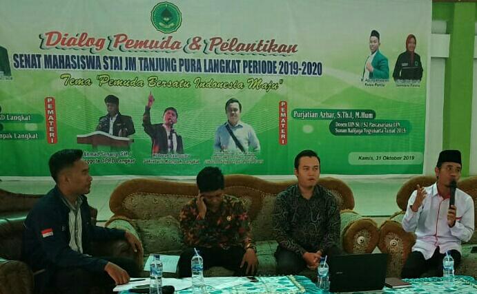 Senat STAI JM Tanjung Pura, Gelar Dialog Pemuda