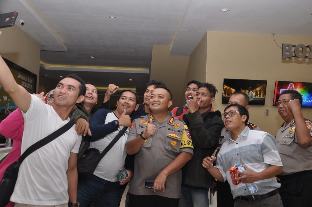 Kapolres Banjar, Nobar Film “Hanya Manusia”