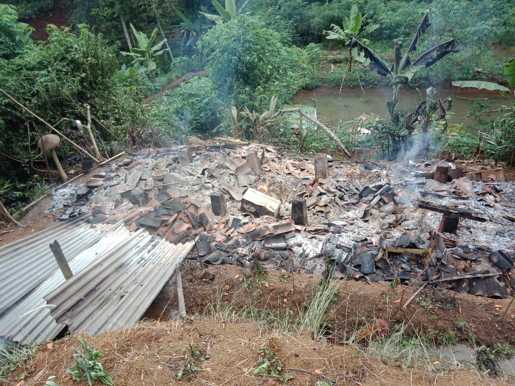 Rumah di Ciamis Ludes Terbakar, Diduga Lupa Mematikan Api Tungku