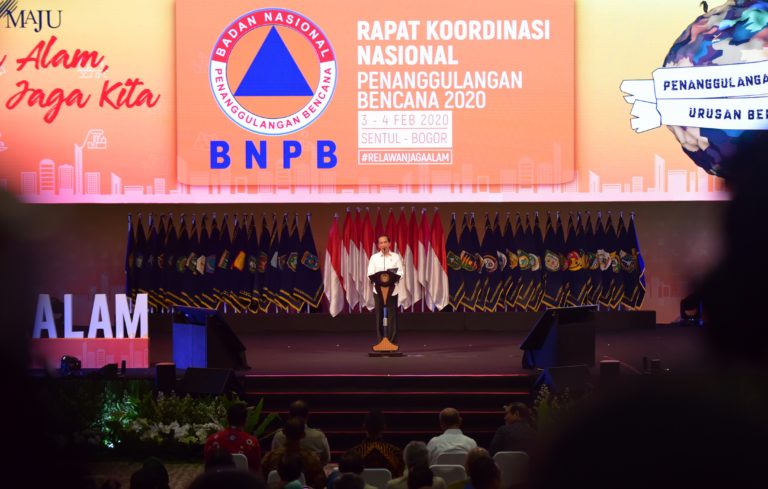 Presiden Jokowi Apresiasi Petugas BNPB