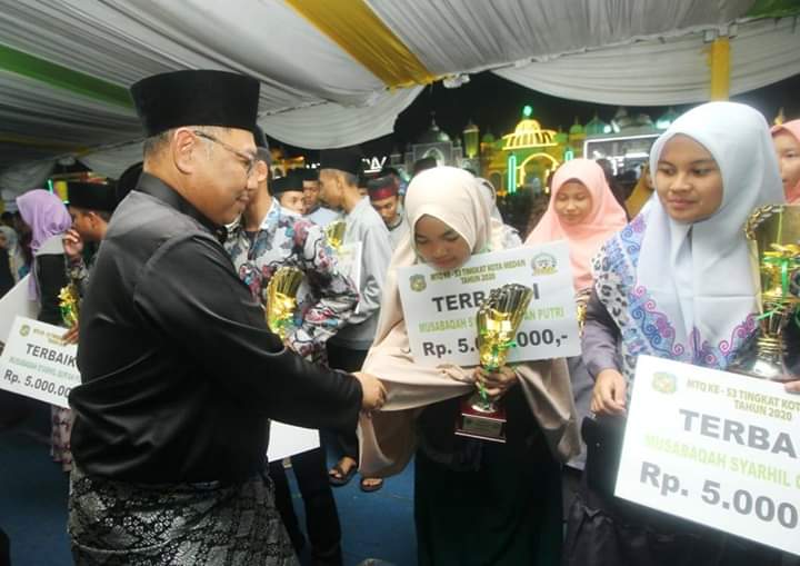 Akhyar Tutup Pelaksanaan MTQ Kota Medan ke 53