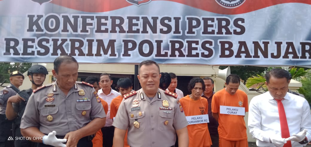 Polres Banjar, Berhasil Mengungkap Sindikat Pencurian Kendaraan Bermotor