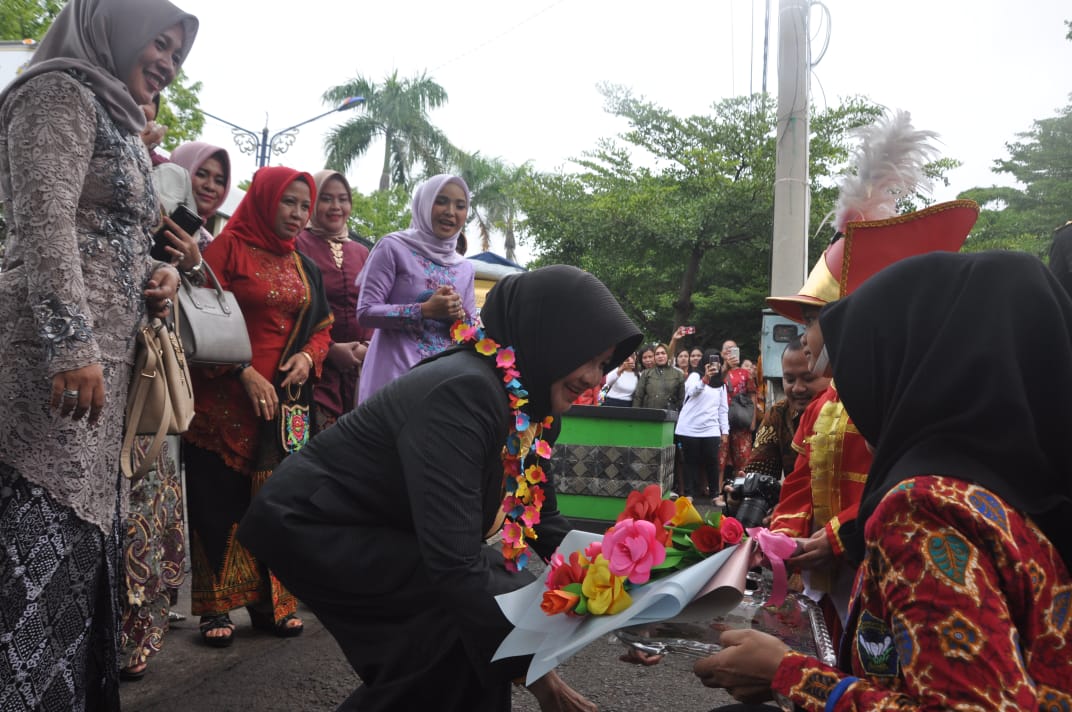 Hari Jadi Kota Banjar, Drumband Ksatria Citanduy Bawa Kue Ulang Tahun