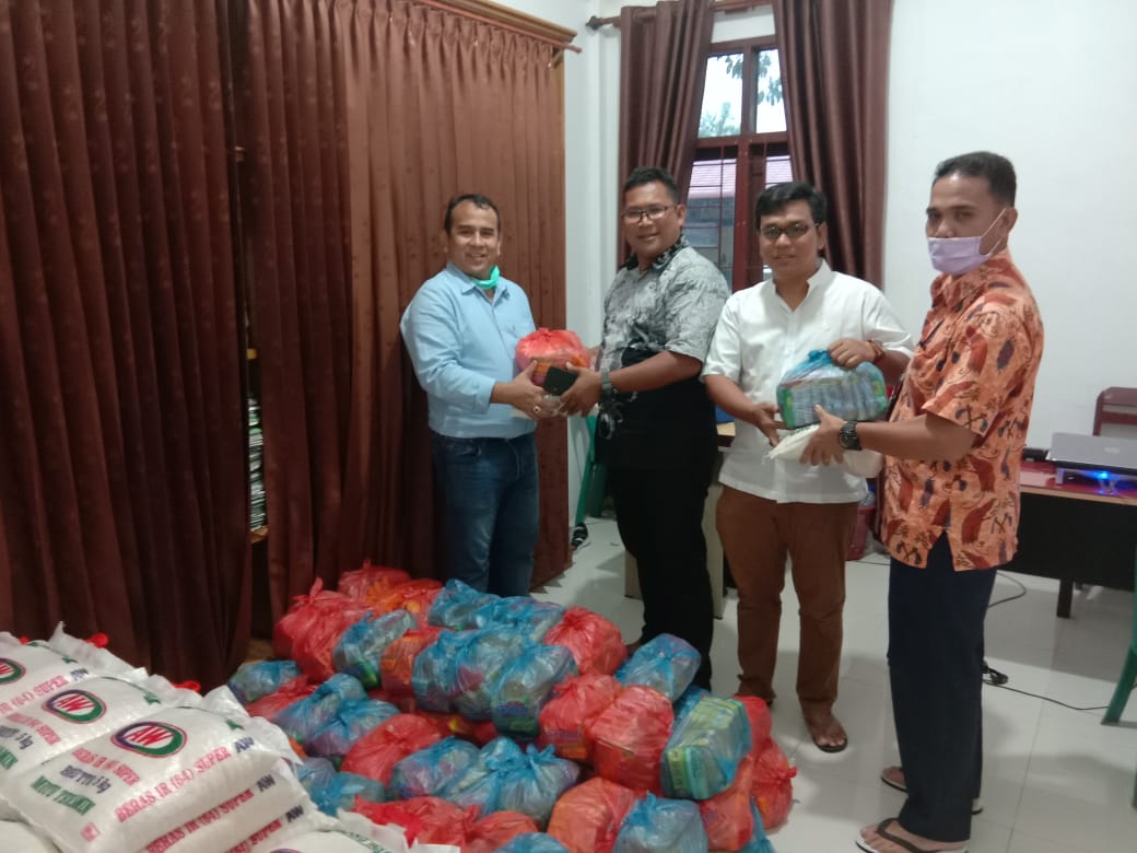 PTPN III DSER1 Berikan 100 Paket Sembako untuk Disalurkan kepada Masyarakat