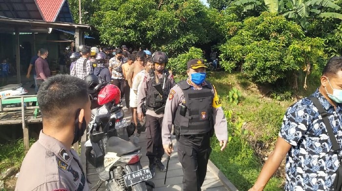 Polisi Bakar Kampung Narkoba ala Kolombia di Kalteng, 5 Orang Diciduk