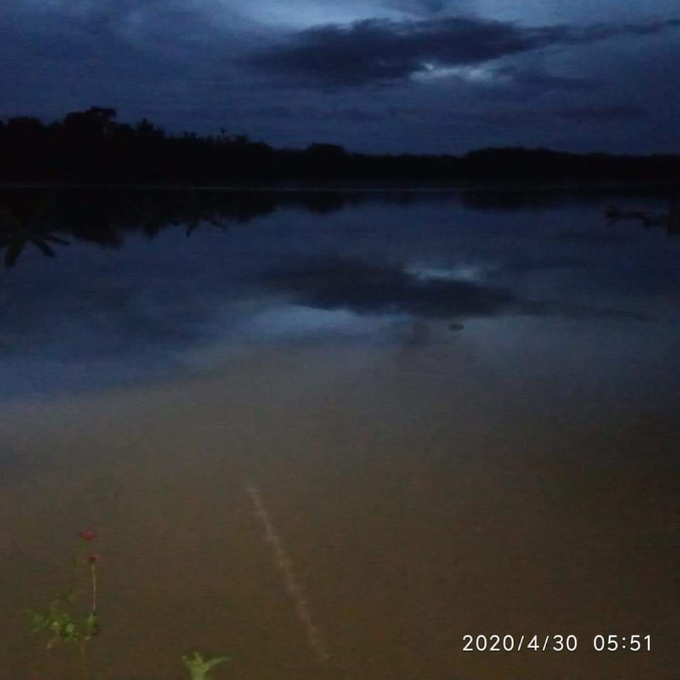 Hujan Deras di Langkat, Sungai Wampu Meluap