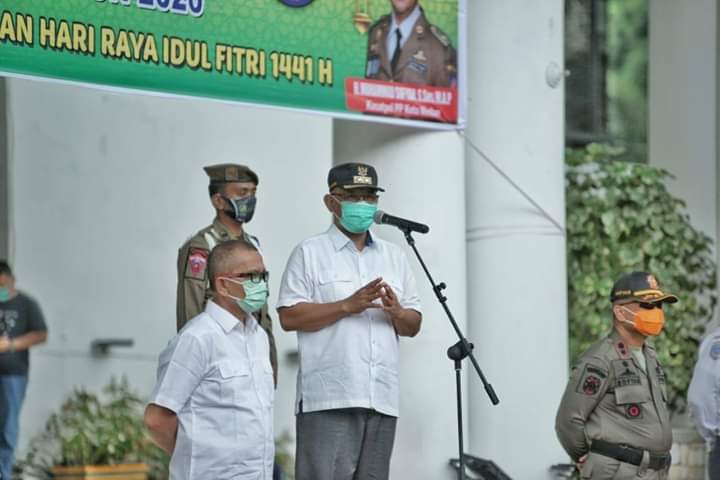 Akhyar Instruksikan Satpol PP Kota Medan Cegah Kerumunan Masyarakat