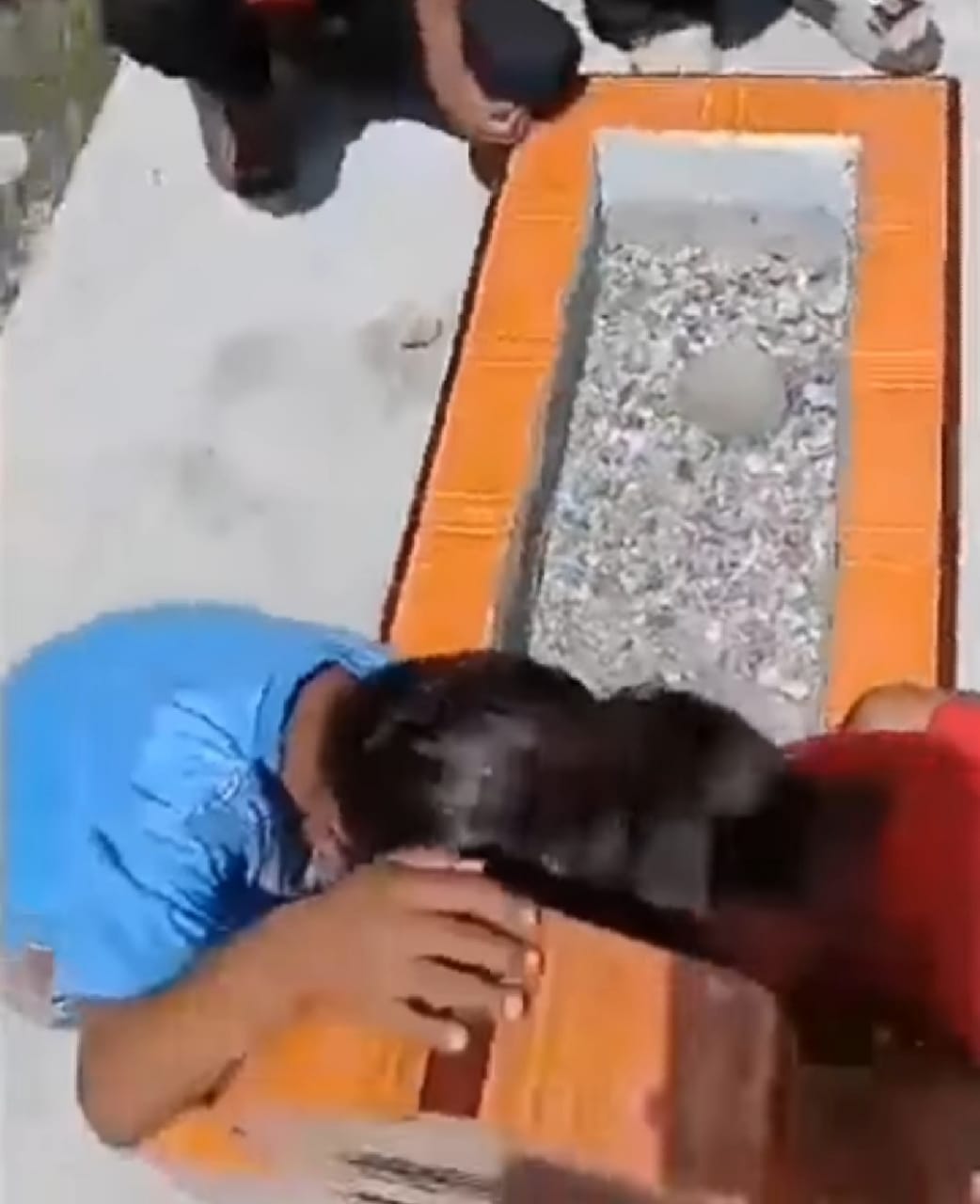 Video Viral, Bocah Ziarah ke Kuburan Kedua Orang Tua Bikin Nangis