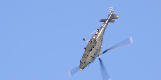 Helikopter Jatuh di Kawasan Industri Kendal Jateng
