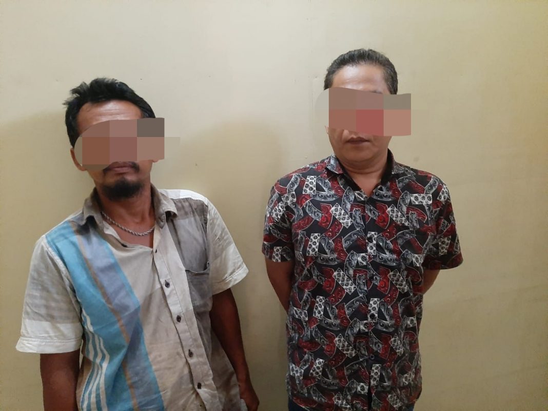 Polsek Binjai Timur, Amankan Dua Pria Bawa Sajam Hendak Pungli di Jalan Megawati
