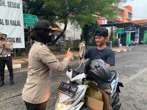 Jalani AKB, Polres Banjar Imbau Pengendara Terapkan Protokol Kesehatan
