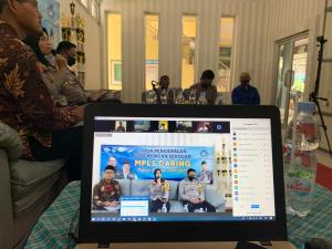 Kapolres Banjar, Jadi Narasumber Kegiatan MPLS Daring