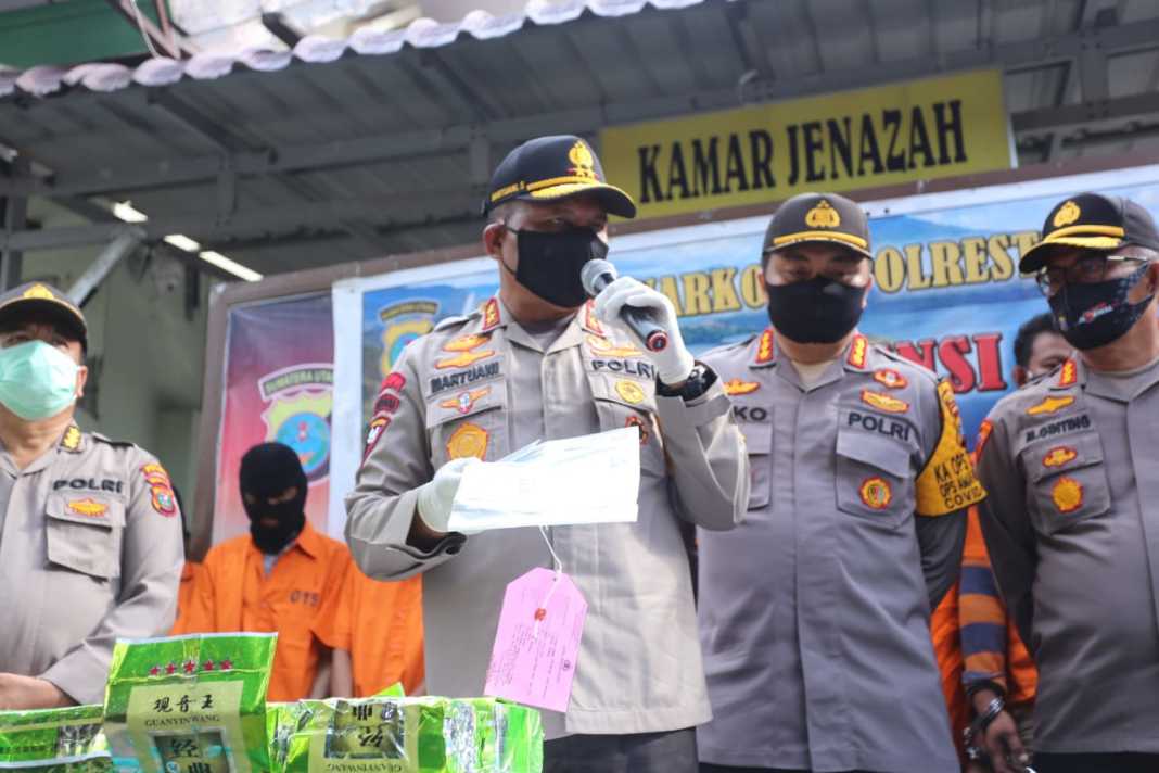 Jaringan Narkotika Aceh - Medan, Polisi Ungkap 15 Tersangka