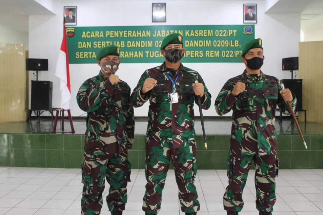 Dandim 0209LB Dijabat Letkol Inf Asrul Kurniawan Harahap, Letkol Inf Santoso Promosi ke Mabesad